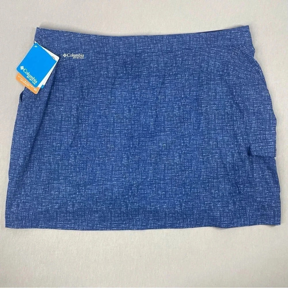 Columbia PFG Tennis Preppy Blue UPF 40+ Water Resistant Skort - Picture 5 of 9